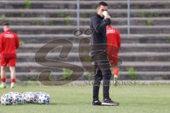 Bayernliga Süd - Saison 2021/2022 - FC Ingolstadt 04 II - VfB Hallbergmoos - Käs Alexander Trainer FCI - Foto: Meyer Jürgen