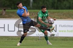 Bezirksliga - Saison 2023/2024 - SV Manching  - SpVgg Kammerberg - Abou-Khalil Abdel (Nr.20 - SV Manching) - Thomas Nefzger blau Kammerberg - Foto: Meyer Jürgen