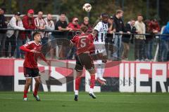 Saison 2026/27 - Freundschaftsspiel - 1. FC Nürnberg - FC Ingolstadt 04 - Joseph Ganda (Nr.16 - FCI) - Styopa Mkrtchyan (Nr.5 - FCN) - Foto: Meyer Jürgen