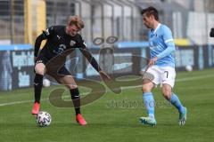 Toto Pokal - TSV 1860 München - FC Ingolstadt 04 - Maximilian Neuberger (38, FCI) Lex Stefan (7, 1860)