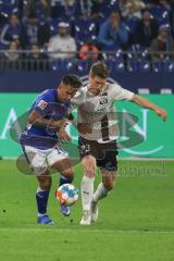 2.BL; FC Schalke 04 - FC Ingolstadt 04; Denis Linsmayer (23, FCI) Zalazar Rodrigo (10 S04)