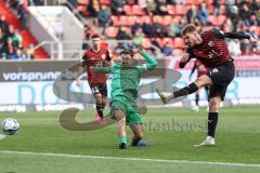 3. Liga; FC Ingolstadt 04 - 
SV Sandhausen; Benjamin Kanuric (8, FCI) Ehlich Christoph (3 SVS)