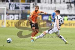 3. Liga; SV Sandhausen - FC Ingolstadt 04; Yannick Deichmann (20, FCI) Weik Jonas (31 SVS)