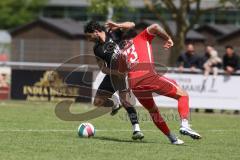 Bezirksliga - Saison 2024/25- TSV Gaimersheim - FC Fatih Ingolstadt - Hakan Düzgün (Nr.25 - TSV Gaimersheim) - Marko Miskovic rot FAtih - Foto: Meyer Jürgen