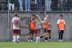 Toto Pokal; TSV Landsberg - FC Ingolstadt 04; Tor Jubel Treffer Mattis Hoppe (2, FCI) Yannick Deichmann (20, FCI)