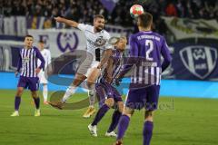 2.BL; Erzgebirge Aue - FC Ingolstadt 04; Marc Stendera (10, FCI) Hochscheidt Jan (7 Aue)