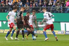 2.BL; Hamburger SV - FC Ingolstadt 04; Marc Stendera (10, FCI) Christian Gebauer (22, FCI) Schonlau Sebastian (4 HSV)