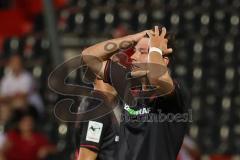 3. Liga - Saison 2025/26 - VFB Stuttgart II - FC Ingolstadt 04  - Mads Borchers (Nr.9 - FC Ingolstadt 04) enttäuscht - XXXXX - Foto: Meyer Jürgen