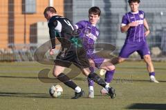 Freundschaftsspiel - Saison 2025/26- TSV Gaimersheim - VFR Neuburg - Quendrim Hoti (Nr.4 - TSV Gaimersheim) - Maximilian Christl lila Neuburg - Foto: Meyer Jürgen