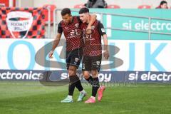 3. Liga; FC Ingolstadt 04 - 
SV Sandhausen; Tor Jubel Treffer Felix Keidel (43, FCI) Marcel Costly (22, FCI)