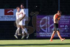 Toto-Pokal; SV Hutthurm - FC Ingolstadt 04; Tor Jubel Treffer 1:0 Stefan Pecher (11 SVH) David Kopacz (29, FCI)