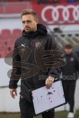 B - Junioren - Bayernliga - U17 - FC Ingolstadt 04 - 1. FC Nürnberg II -  Trainer Kevin Ulrich FC Ingolstadt 04 - Foto: Meyer Jürgen