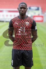 Daouda Beleme (9, FCI);  FC Ingolstadt 04;
3.Liga, Porträttermin 2023/2024