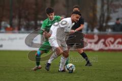 Bezirksliga - Saison 2025/26 - FC Gerolfing - DJK München - Ahmet Altay (Nr.25 - FC Gerolfing) - Ahmet Ünal weiss München - Foto: Meyer Jürgen