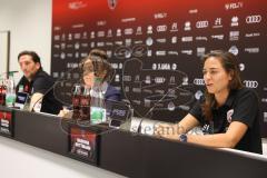 3. Liga - Saison 2024/25 - Pressekonferenz - FC Ingolstadt 04 -  - Cheftrainerin Sabrina Wittmann (FCI) - XXXXX - Foto: Meyer Jürgen