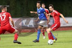 Kreisklasse - Saison 2023/2024 - TSV Ingolstadt Nord - TSV Kösching- Michael Lang rot Kösching - Giovanni Di Terlizzi blau Ing Nord - Foto: Meyer Jürgen