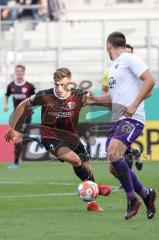 DFB Pokal; FC Ingolstadt 04 - Erzgebirge Aue; Dennis Eckert Ayensa (7, FCI) Gonther Sören (26 Aue)