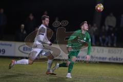 Landesliga - Saison 2024/25 - SV Manching - FC Ehekirchen - Fabian Neumayer (Nr.9 - SV Manching) - Ledl Niklas weiss Ehekirchen - Foto: Meyer Jürgen