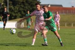 Bezirksliga - Saison 2025/26- TSV Gaimersheim - SVA Palzing - Nico von Swiontek Brzezinski (Nr.17 - TSV Gaimersheim) - Tobias Wirth grün Palzing  - Foto: Meyer Jürgen