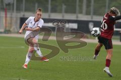 DFB Pokal - Frauen - Saison 2025/26 - FC Ingolstadt 04 Frauen - 1. FC Nürnberg - Lea Wolski (Nr.5 - FC Ingolstadt Frauen I) mit dem 1:1 Ausgleichstreffer - jubel -  - Gambone Aleigh rot Nürnberg - Foto: Meyer Jürgen