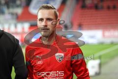 3. Liga; FC Ingolstadt 04 - Hallescher FC; vor dem Spiel Torwart Marius Funk (1, FCI)