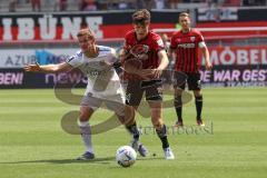 3.Liga - Saison 2022/2023 - FC Ingolstadt 04 -  1. FC Saarbrücken - Röhl Merlin (Nr.34 - FCI) - Foto: Meyer Jürgen