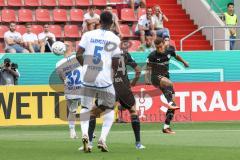 DFB Pokal; FC Ingolstadt 04 - SV Darmstadt 98; #Marcel Costly (22, FCI) Schuß