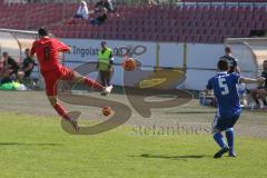 A - Junioren Bundesliga Süd/Südwest -  Saison 2021/2022 - FC Ingolstadt 04 - Karlsruher SC - Keidel Felix (#8 FCI) - Knapp Louis blau Karlsruhe - Foto: Meyer Jürgen