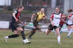2. Bundesliga Frauen - Saison 2024/25 - FC Ingolstadt 04 Frauen - Eintracht Frankfurt II - Nadja Burkhard (Nr.7 - FCI Frauen) - Schäfer Helene weiss Frankfurt - Foto: Meyer Jürgen