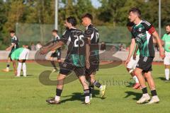 Bezirksliga - Saison 2025/26 - FC Fatih Ingolstadt - TSV Gaimersheim - Hakan Düzgün (Nr.25 - TSV Gaimersheim) erzielt ein Tor - jubel - Nico von Swiontek Brzezinski (Nr.17 - TSV Gaimersheim)  - Foto: Meyer Jürgen