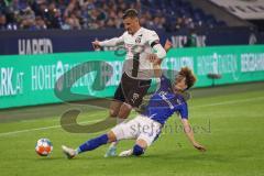 2.BL; FC Schalke 04 - FC Ingolstadt 04; Stefan Kutschke (30, FCI) Itakura Ko (3 S04)