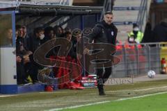 3. Liga - SC Verl - FC Ingolstadt 04 - Cheftrainer Tomas Oral (FCI) am Spielfeldrand