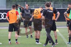 3. Liga; FC Ingolstadt 04 - Trainingsauftakt, Cheftrainer Rüdiger Rehm (FCI) Teambesprechung