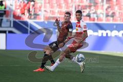 3. Liga; SSV Jahn Regensburg - FC Ingolstadt 04; Mladen Cvjetinovic (19, FCI) Ganaus Noah (20 Jahn)