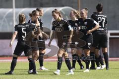 2. Fußball-Liga - Frauen - Saison 2023/2024 - FC Ingolstadt 04 - SV Meppen - Der 1:0 Führungstreffer durch Reininger Pija (Nr.21 - FCI Frauen) - jubel  -  - Foto: Meyer Jürgen