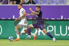 3. Liga; Erzgebirge Aue - FC Ingolstadt 04; David Kopacz (29, FCI) Barylla Anthony (23 Aue)