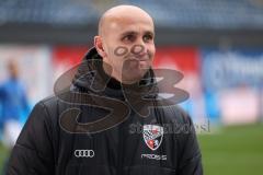 2.BL; Hansa Rostock - FC Ingolstadt 04; Cheftrainer André Schubert (FCI) freut sich