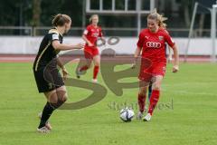 2. Frauen-Bundesliga - Saison 2021/2022 - FC Ingolstadt 04 - SV Meppen - Ebert Lisa (#10 FCI) - Rolfes Nina schwarz Meppen - Foto: Meyer Jürgen