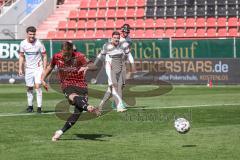 3. Liga - FC Ingolstadt 04 - FSV Zwickau - Elfmeter Tor Jubel 3:2, Dennis Eckert Ayensa (7, FCI)