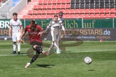 3. Liga - FC Ingolstadt 04 - FSV Zwickau - Elfmeter Tor Jubel 3:2, Dennis Eckert Ayensa (7, FCI)