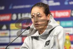 3. Liga; MSV Duisburg - FC Ingolstadt 04; Pressekonferenz Interview Cheftrainerin Sabrina Wittmann (FCI)