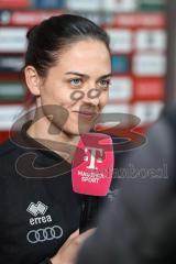3. Liga; FC Ingolstadt 04 - SC Verl; vor dem Spiel Interview Cheftrainerin Sabrina Wittmann (FCI)