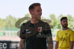 Testspiel - TSV Ingolstadt Nord - FC Augsburg II - Cheftrainer Tobias Strobl Augsburg - Foto: Jürgen Meyer