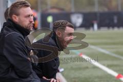 Bayernliga Nord - Saison 2026/27 - FC Ingolstadt 04 II - SV Fortuna Regensburg - Trainer Kevin Ulrich FCI - Fabian Reichler Trainer FCI hinten -  Foto: Meyer Jürgen