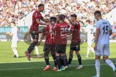 3. Liga; FC Ingolstadt 04 - Viktoria Köln; Elfmeter Tor Jubel Treffer Pascal Testroet (37, FCI) David Kopacz (29, FCI) Hans Nunoo Sarpei (18 FCI) Marcel Costly (22, FCI) Arian Llugiqi (25, FCI) Rico Preißinger (6, FCI)