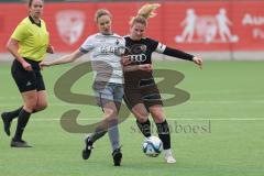 2024_2_10 - 2. Bundesliga Frauen - Saison 2023/24 - Freundschaftsspiel - FC Ingolstadt 04 Frauen - Schwaben Augsburg - Lisa Ebert (Nr.10 - FC Ingolstadt Frauen) - Kristina Krampenau grau Augsburg - Foto: Meyer Jürgen