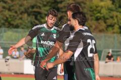 Bezirksliga - Saison 2025/26 - FC Fatih Ingolstadt - TSV Gaimersheim - Hakan Düzgün (Nr.25 - TSV Gaimersheim) erzielt ein Tor - jubel - Nico von Swiontek Brzezinski (Nr.17 - TSV Gaimersheim)  - Foto: Meyer Jürgen