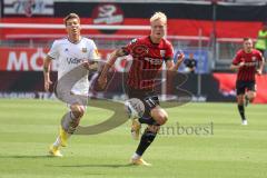 3.Liga - Saison 2022/2023 - FC Ingolstadt 04 -  1. FC Saarbrücken - Kristensen Tobias Bech (Nr.11 FCI) - Foto: Meyer Jürgen