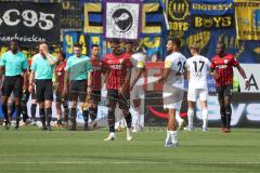 3.Liga - Saison 2022/2023 - FC Ingolstadt 04 -  1. FC Saarbrücken - Das Spiel ist aus - Foto: Meyer Jürgen