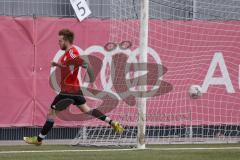 AUDI - Schanzer Amateur Cup 2023 - Finale - TSV Hohenwart - FC Mindelstetten - 5:3 - Der 1:0 Führungstreffer durch Leon Sedlmair rot Hohenwart - jubel -   -  Foto: Meyer Jürgen